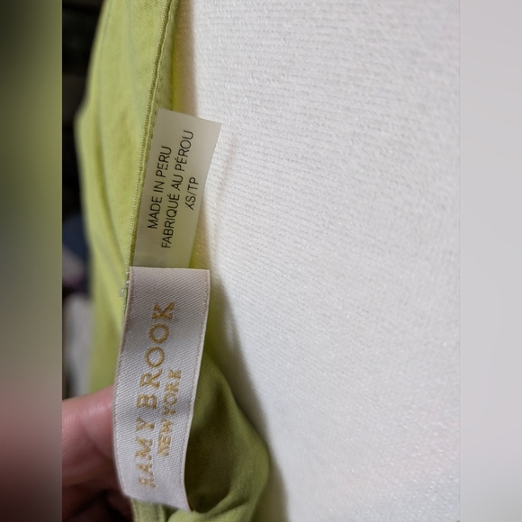 Ramy Brook Lime Blythe Smocked Mini Dress Size XS - Picture 7 of 8